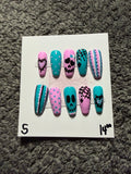 Pink & Teal Spider